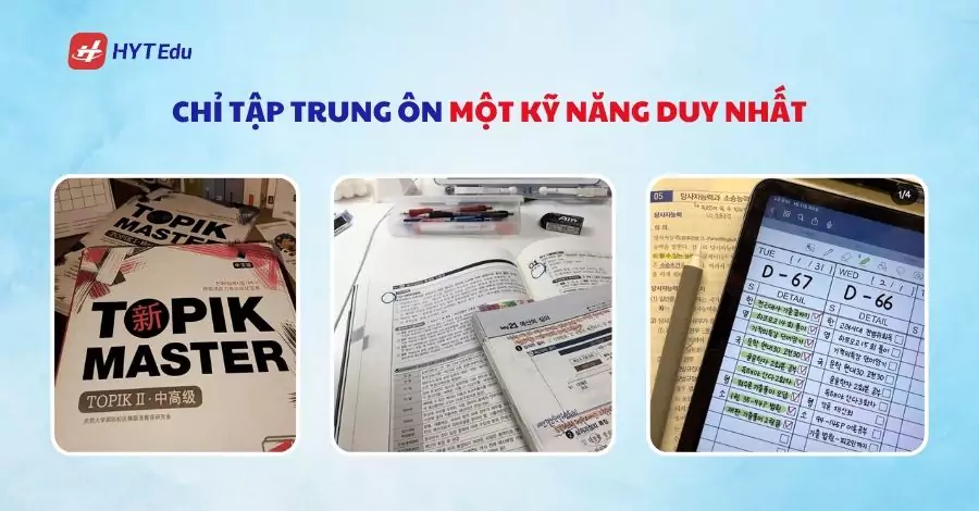 chi tap trung on mot ky nang duy nhat