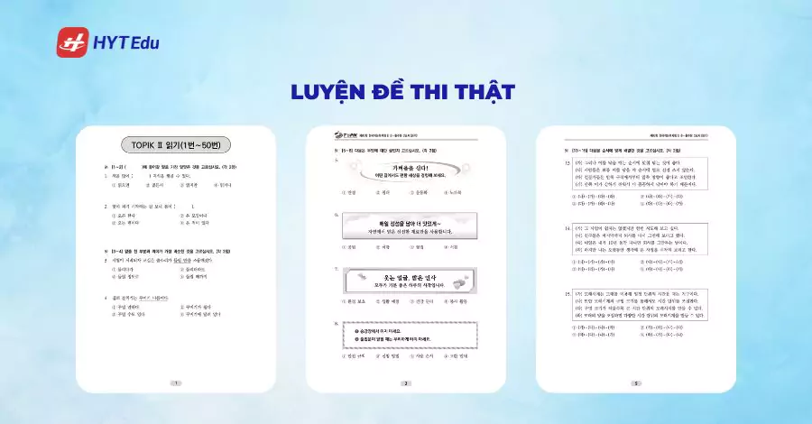 Luyện đề thi thật Topik 5