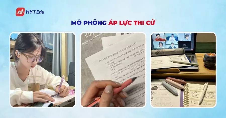 Mô phỏng áp lực thi cử làm quen với dạng đề Topik 6