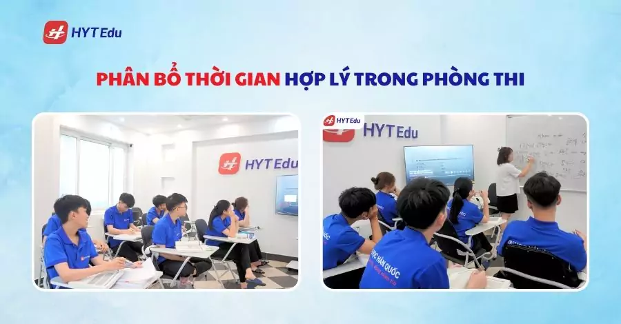 Phân bổ thời gian để dễ dàng đạt Topik 2