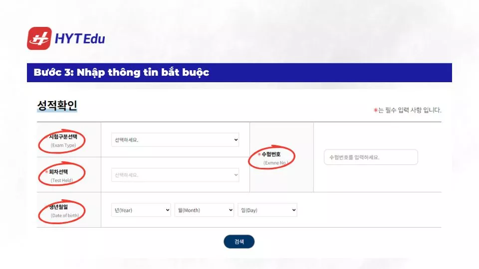 Tra cứu kết quả TOPIK 105 chính xác, nhanh nhất 2026 cách tra cứu TOPIK 105