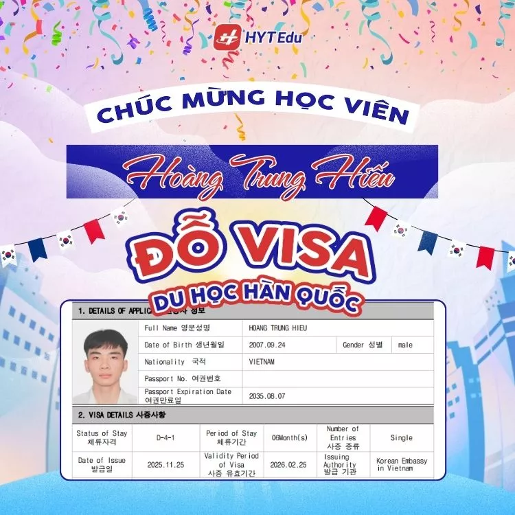 lộ trình du học không cần TOPIK