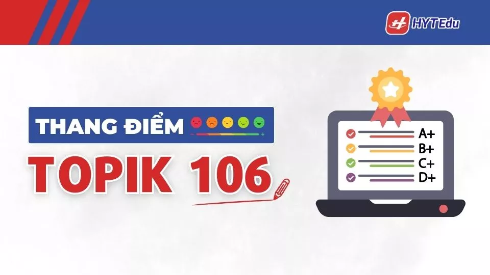 thang điểm TOPIK 106