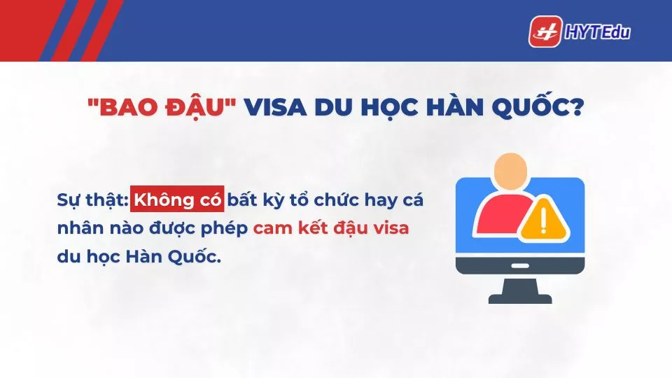 bao đậu visa du học Hàn Quốc