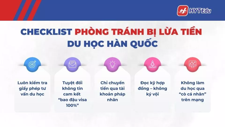 tránh lừa đảo du học Hàn Quốc