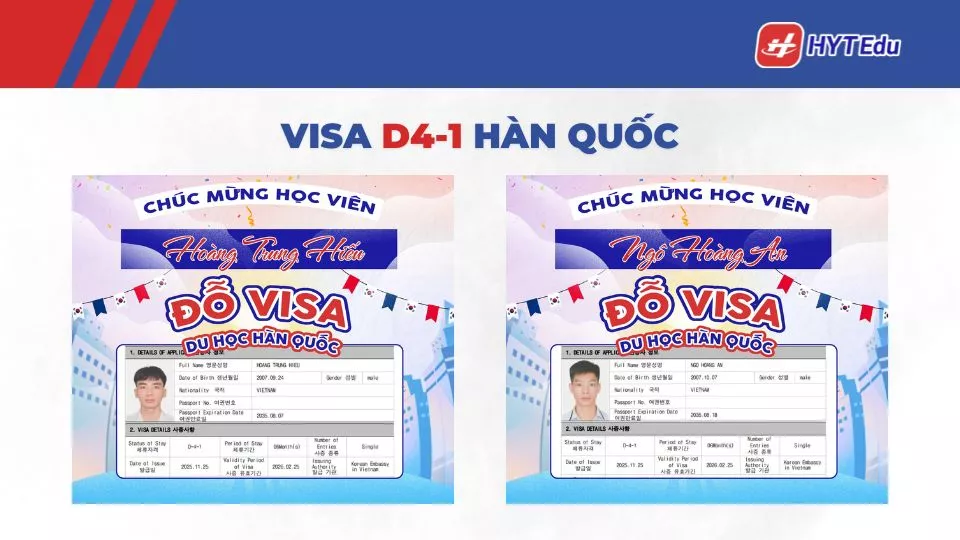 visa D4-1 Hàn Quốc