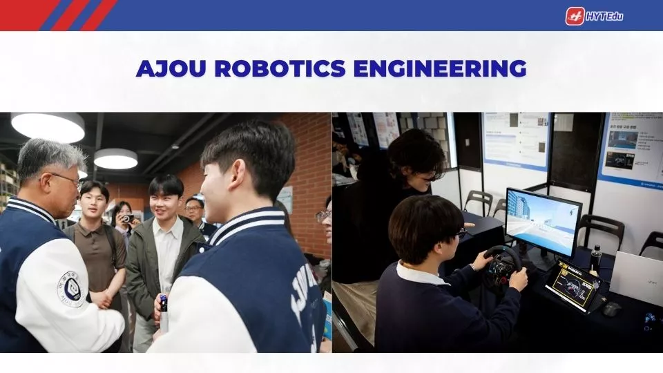 robotics engineering tại Ajou University Hàn Quốc