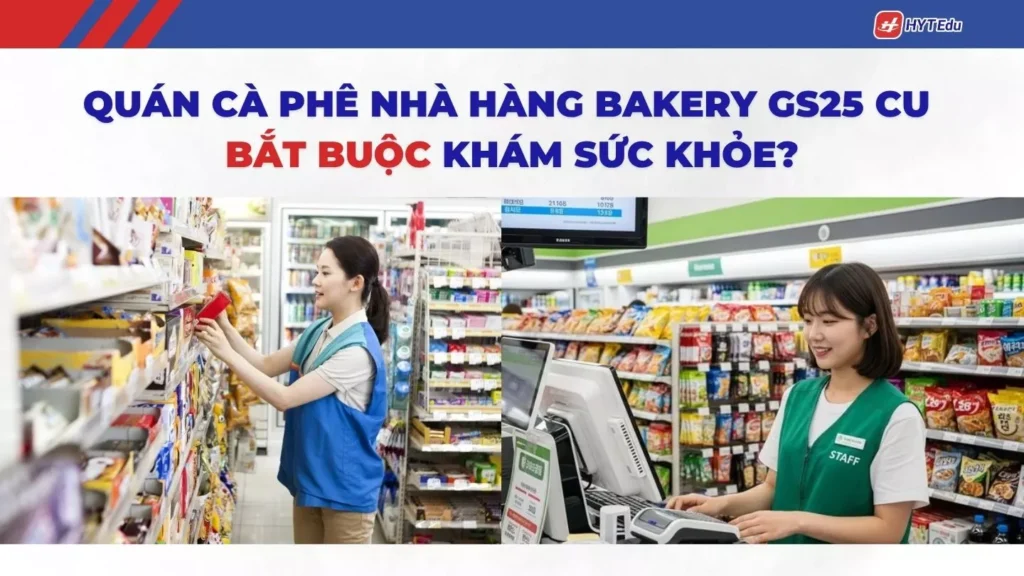 Các công việc cần giấy khám sức khỏe khi làm thêm tại Hàn Quốc
