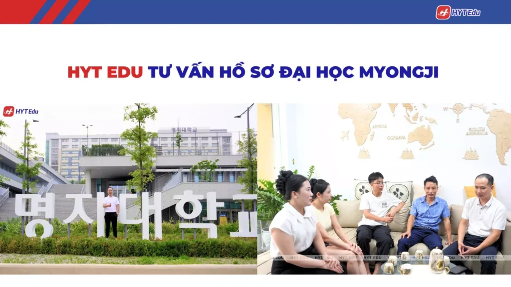 Học bổng ký túc xá Đại học Myongji HYT Edu visa D-4 D-2