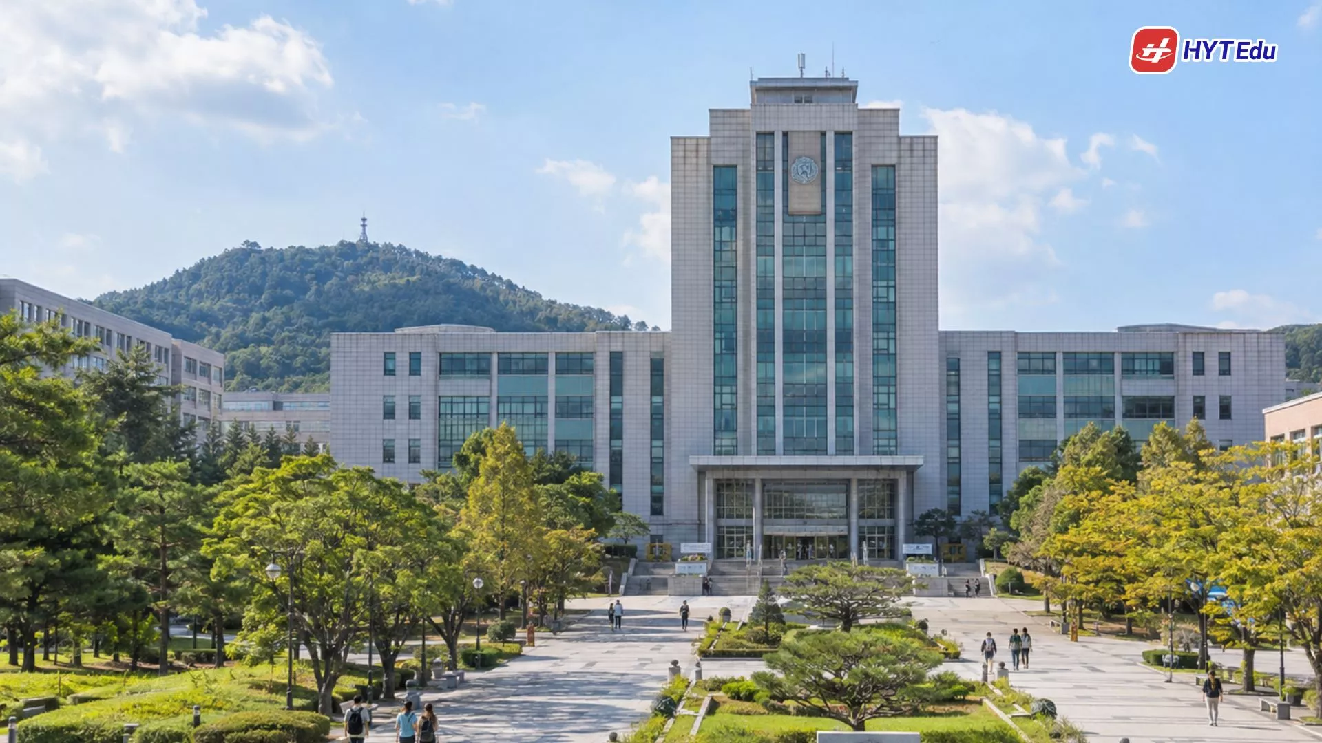 Campus Đại học Quốc gia Gyeongsang Gyeongsang National University tại Jinju Hàn Quốc