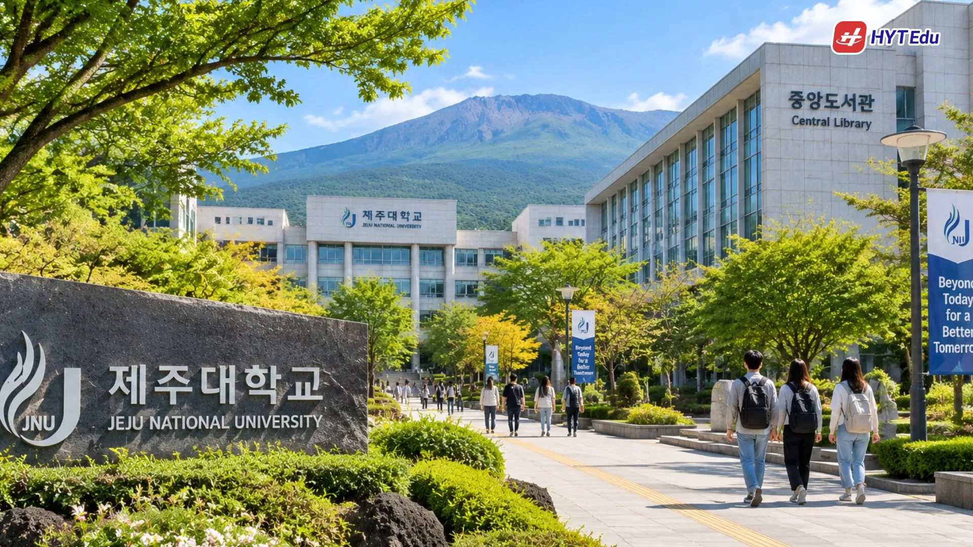 Đại học Jeju: Điều kiện, học phí, học bổng Khuôn viên Đại học Jeju Jeju National University tại Hàn Quốc
