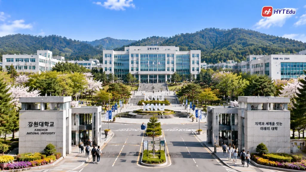 Khuôn viên Đại học Quốc gia Gangwon Kangwon National University