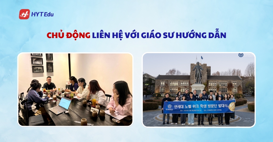 chu dong lien he voi giao su huong dan