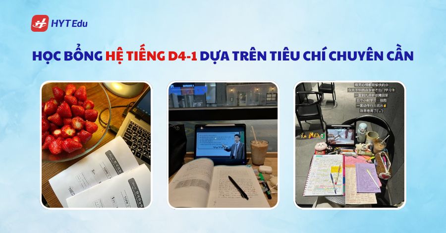 Các loại học bổng Hàn Quốc mới nhất 2025 hoc bong he tieng d4 1 dua tren tieu chi chuyen can