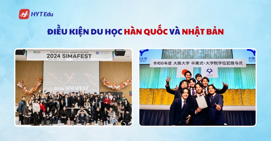Nên du học Hàn quốc hay Nhật Bản? tong quan ve dieu kien du hoc han quoc va nhat ban