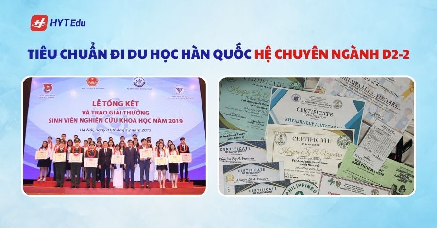 Tiêu chuẩn đi du học Hàn Quốc mới nhất 2025 tieu chuan di du hoc han quoc he chuyen nganh d2 2