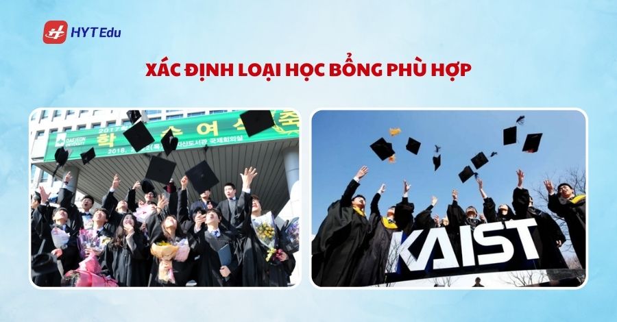Cách apply học bổng Hàn Quốc 2025 Xác định loại học bổng cũng là yếu tố quyết định cách apply học bổng Hàn Quốc hiệu quả
