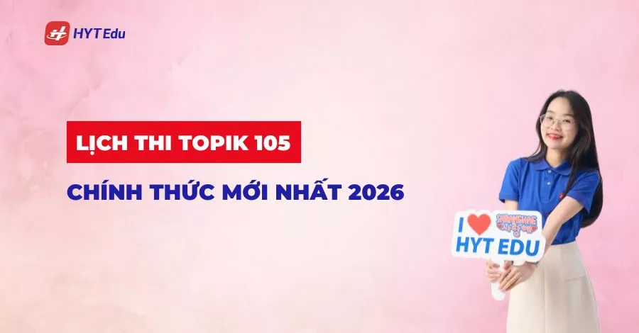 lịch thi TOPIK 105