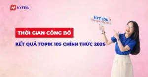 thời gian công bố kết quả TOPIK 105