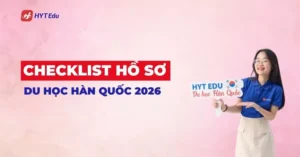 checklist hồ sơ du học Hàn Quốc