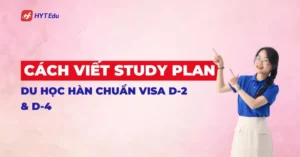 cách viết study plan du học Hàn