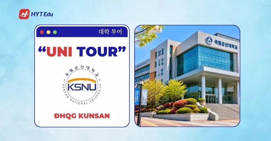 Đại học Quốc gia Kunsan: Điều kiện, học phí, học bổng Đại học Quốc gia Kunsan Hàn Quốc Kunsan National University campus và tòa nhà chính của trường