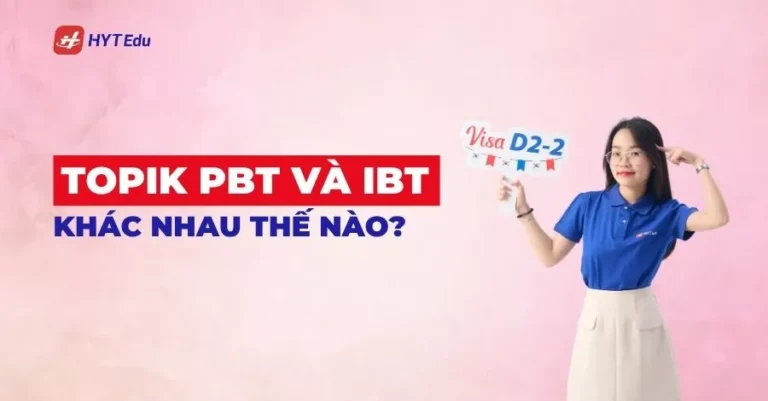 TOPIK PBT và IBT khác nhau thế nào khi thi trên giấy và máy tính